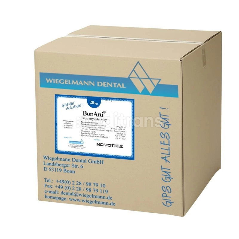 Артикуляционный гипс BonArti extra white 20 кг