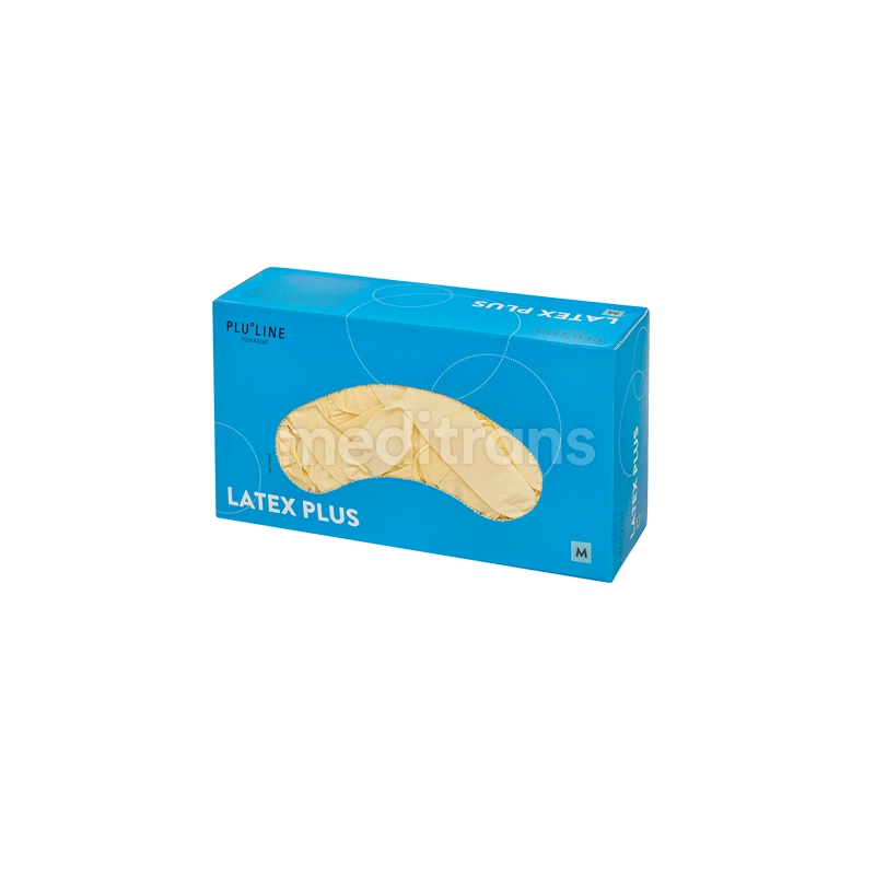 Перчатки Pluline Latex Plus без пудры