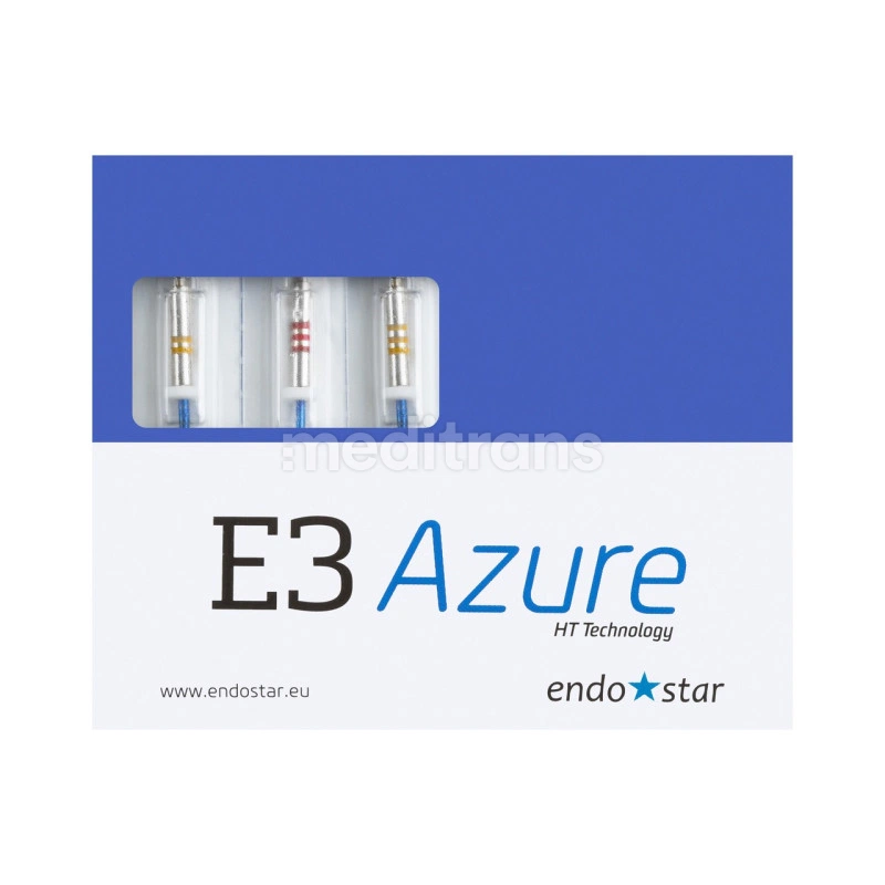 Файлы Endostar E3 Azure Small набор из 3 предметов