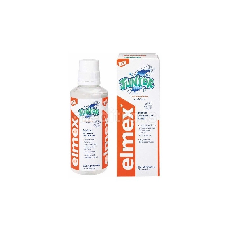ELMEX жидкость для полоскания рта JUNIOR 400 мл