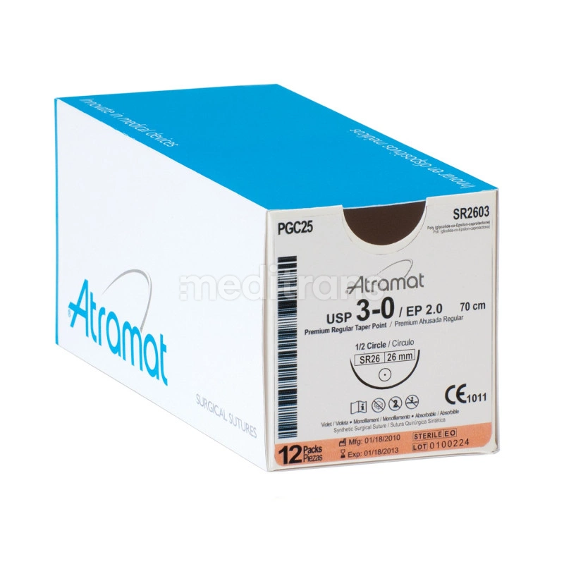Хирургическая нить Atramat PGC25 6/0