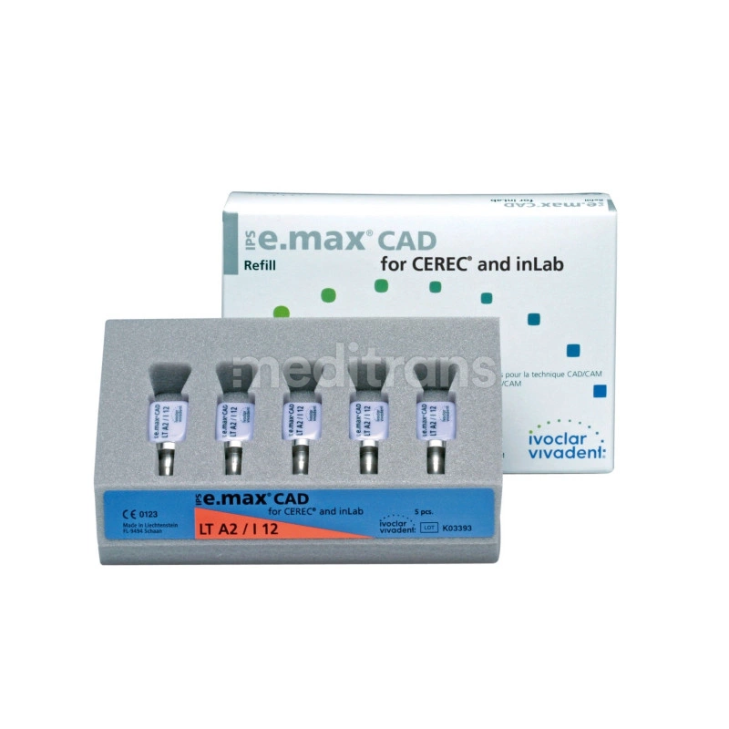 IPS e.max CAD for CEREC and inLab LT I12 5 sztuk