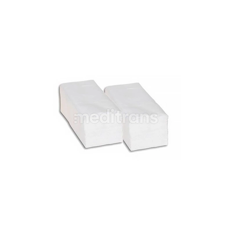 Складные полотенца целлюлоза 2 слоя не клейкий зефир ZZ премиум белый