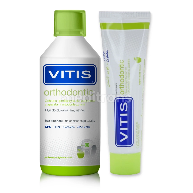 VITIS Orthodontic набор паста + жидкость (100 мл + 500 мл)