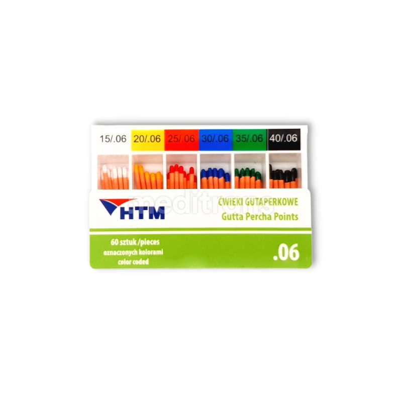 Шпильки гуттаперчи HTM 06