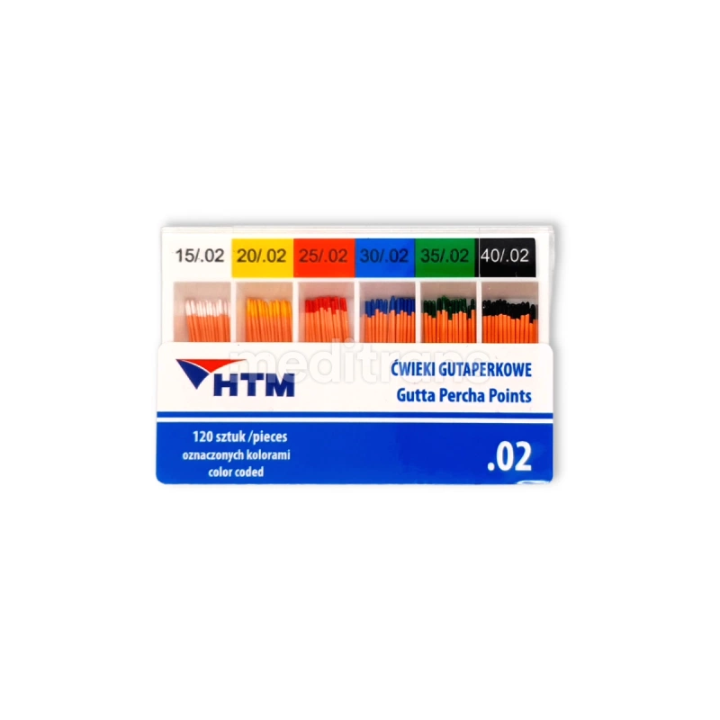 Шпильки гуттаперчи HTM 02