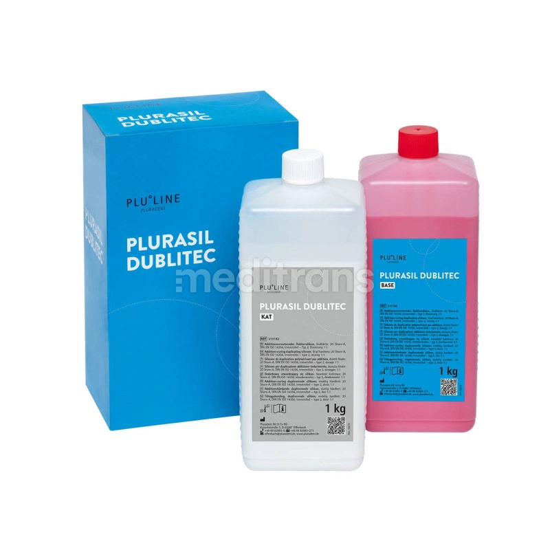 Силикон для дублирования моделей Plurasil Dublitec 2x1 кг