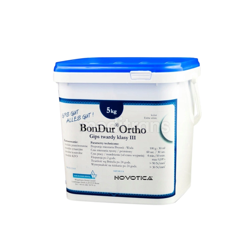 Гипс BonDur Ortho III класса белый 5 кг