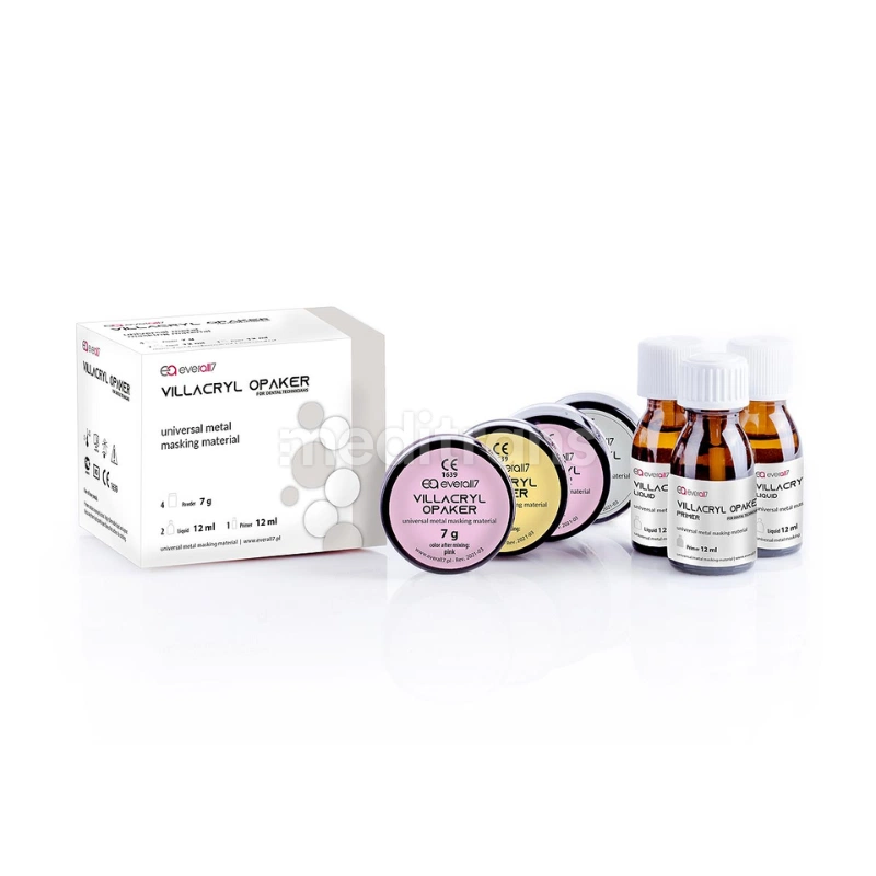 Villacryl Opaker 2x7 г роз + 2x12 мл