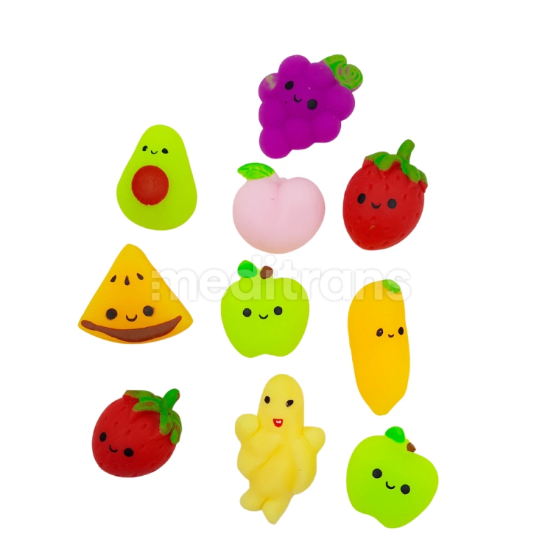 Игрушка squishy Fruit-мягкие игрушки 10 штук
