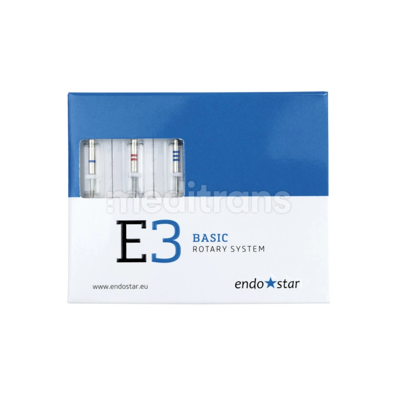 Напильники Endostar E3 Basic System набор 25 мм 3 шт.