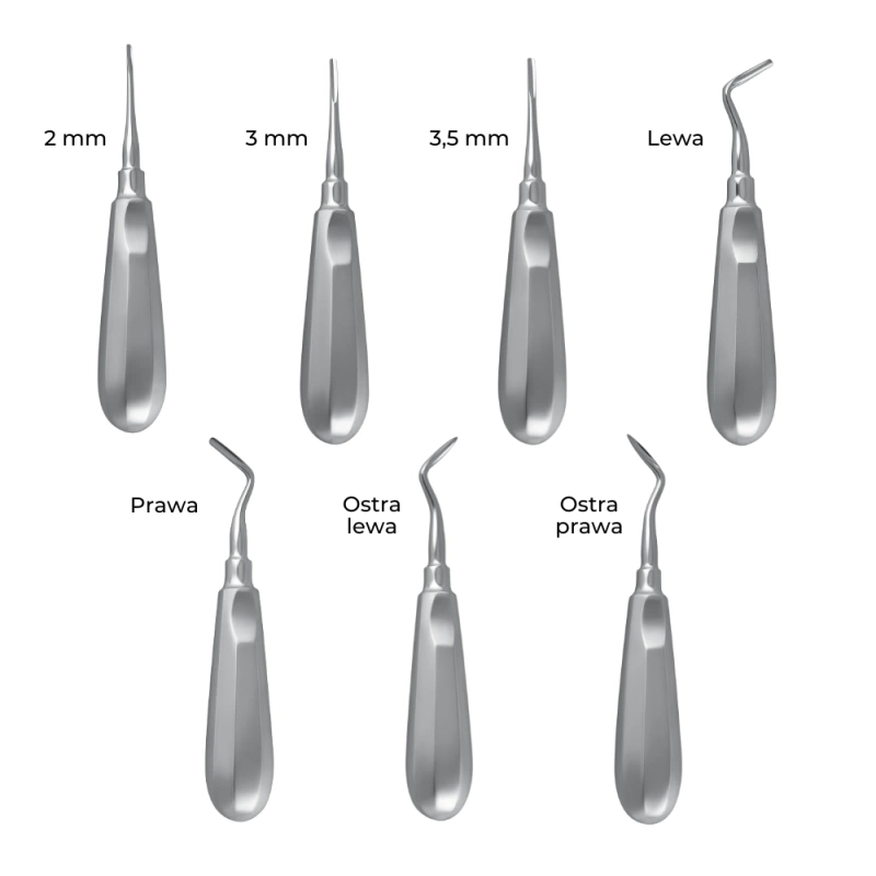 Flohr PrimaDent корневой рычаг с длинной ручкой