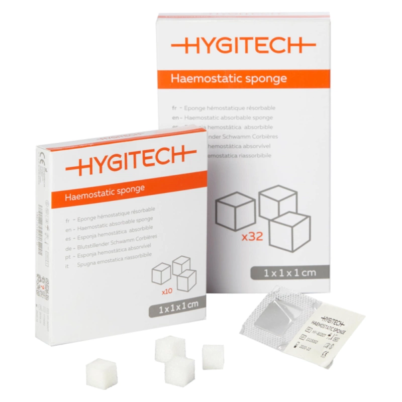 Кровоостанавливающие губки Hygitech