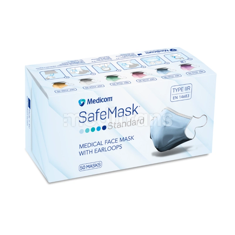 Защитные маски Safemask Standard Medicom 50 шт.