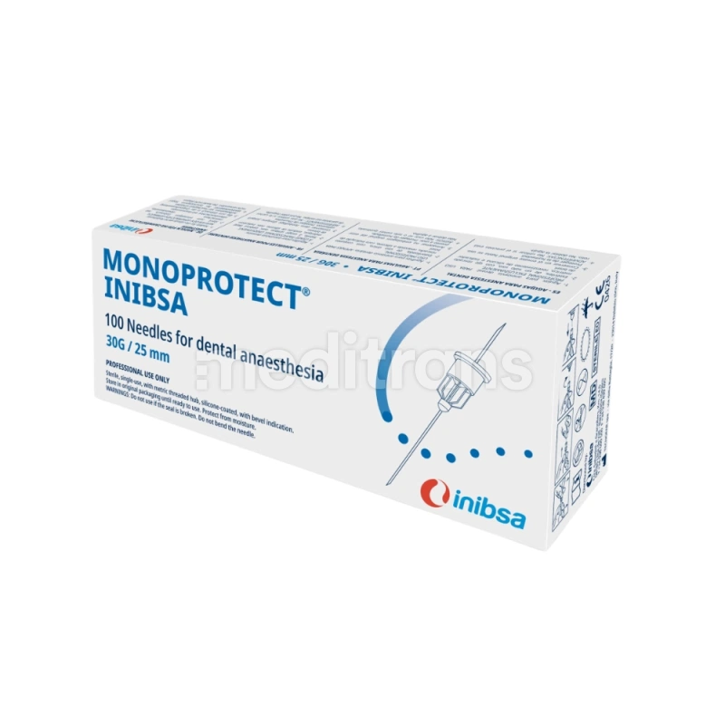 Иглы для Карпул Monoprotect Inibsa 100 шт.