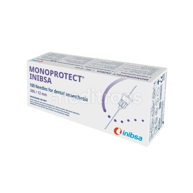 Иглы для Карпул Monoprotect Inibsa 100 шт.