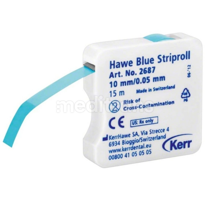 Целлулоидная полоса синий Hawe Striproll