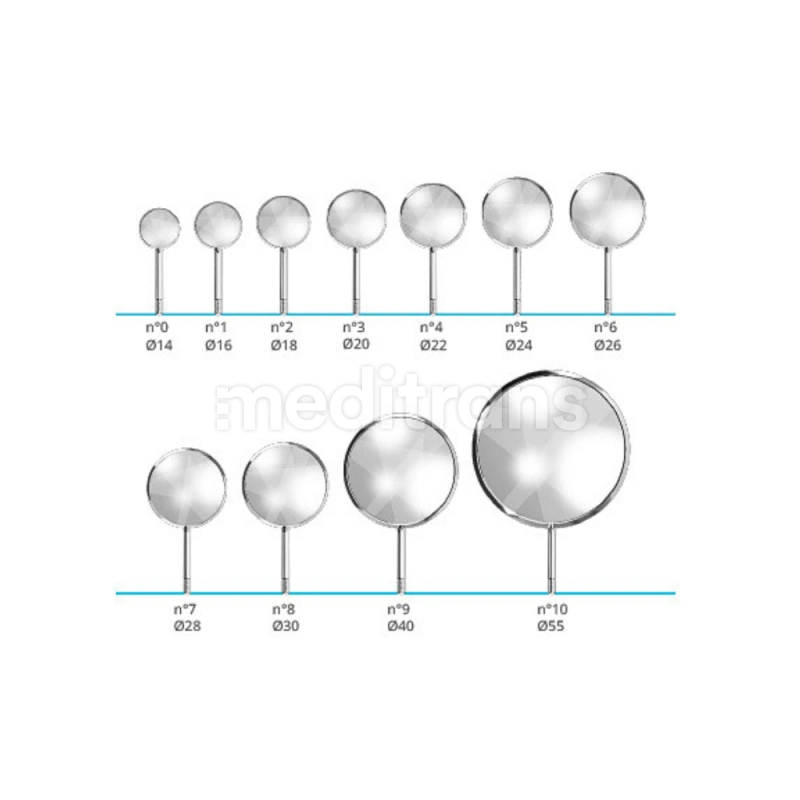 Зеркало Pure Reflect передняя поверхность 10 55mm 1шт