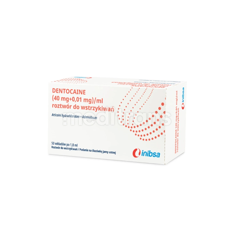 Dentocaine 4% 1:100 000 анестезия - раствор для инъекций