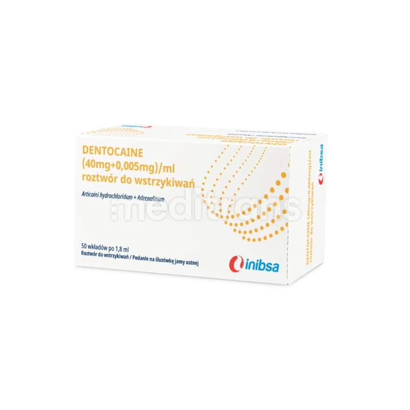 Dentocaine 4% 1:200 000 анестезия - раствор для инъекций