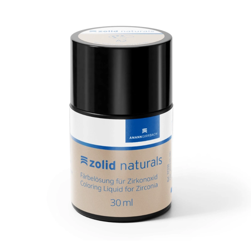 Zolid Naturals-красящий раствор Amann Girrbach 30 мл