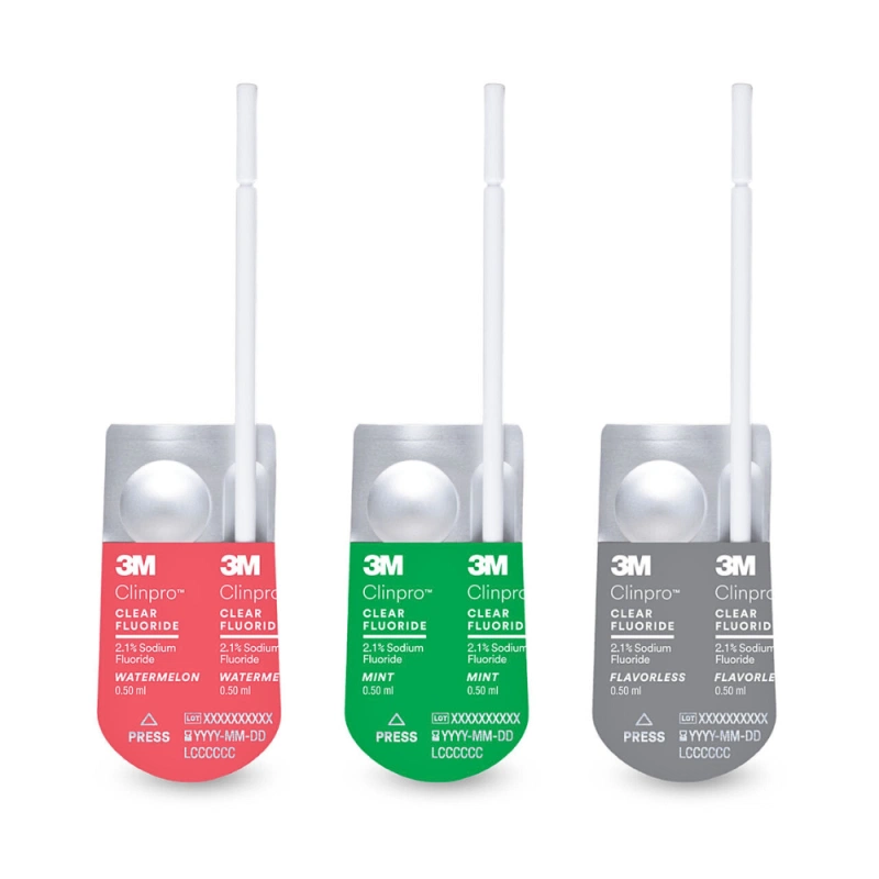 Clinpro Clear do fluoryzacji Solventum 0,5 ml x 100 sztuk