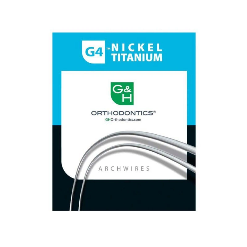 Никелево-титановые дуги G &amp; H .019x. 025 5 шт.