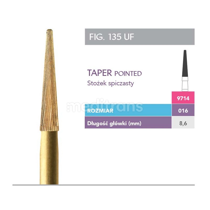 Prima Gold Taper Pointed, 30 нитей, 8,6 мм