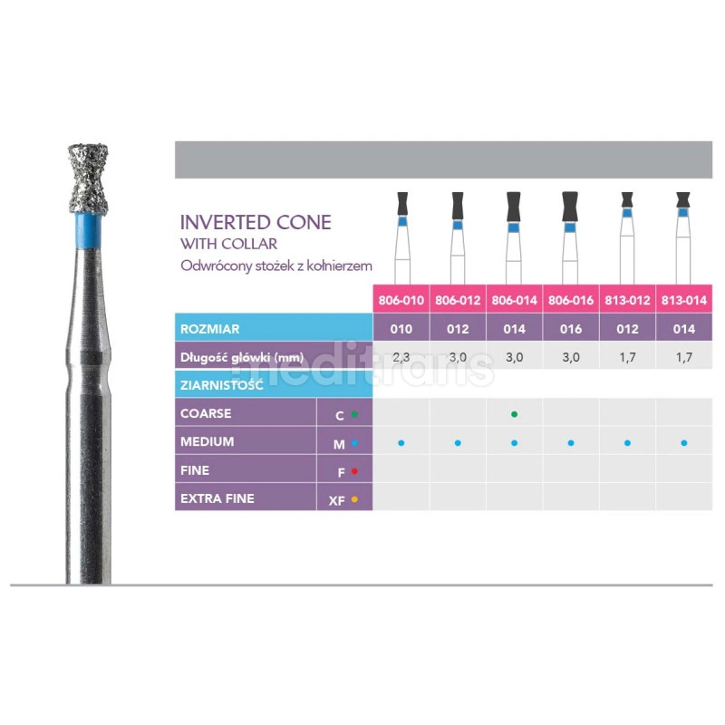 Prima Inverted Cone with Collar