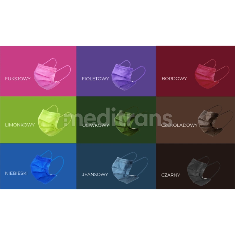 Медицинские маски PrimaDent GO COLOR