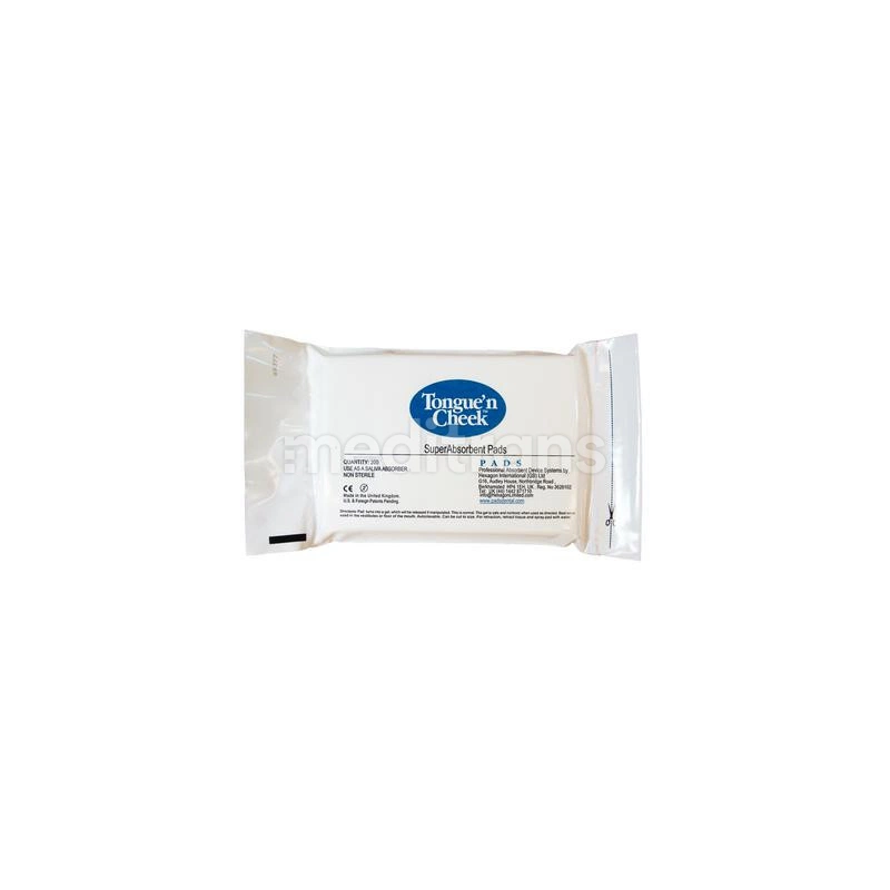 Tongue N Cheek Dental PADS-впитывающие слюну прокладки