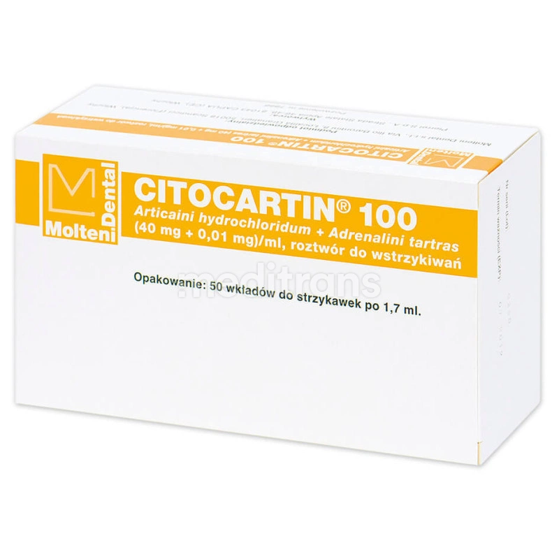 ЦИТОКАРТИН 100 4% АДР 1: 100 000 желтый