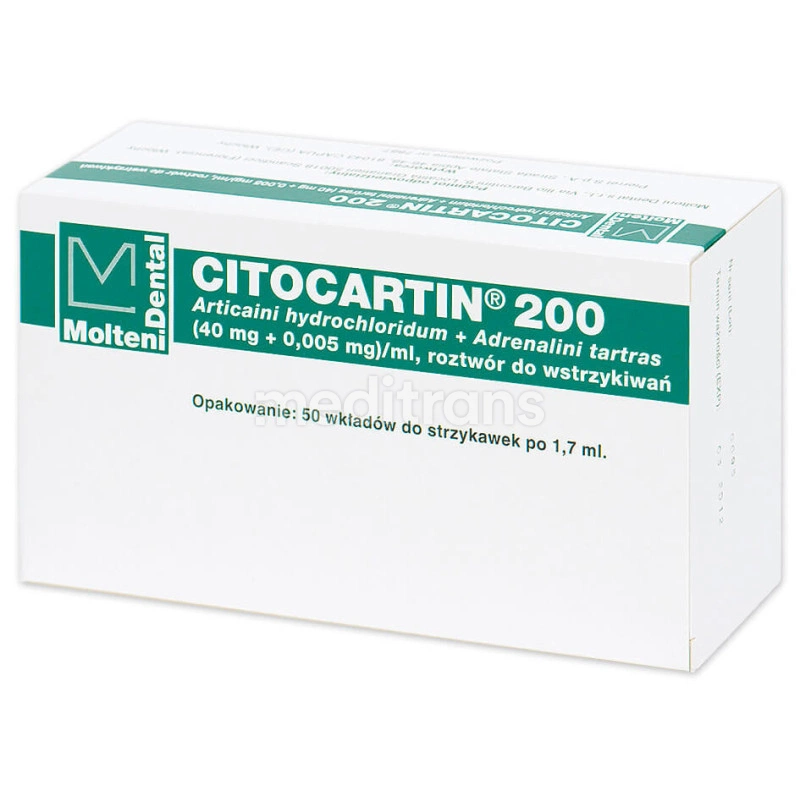 CITOCARTIN 200 4% ADR 1: 200 000 зеленый