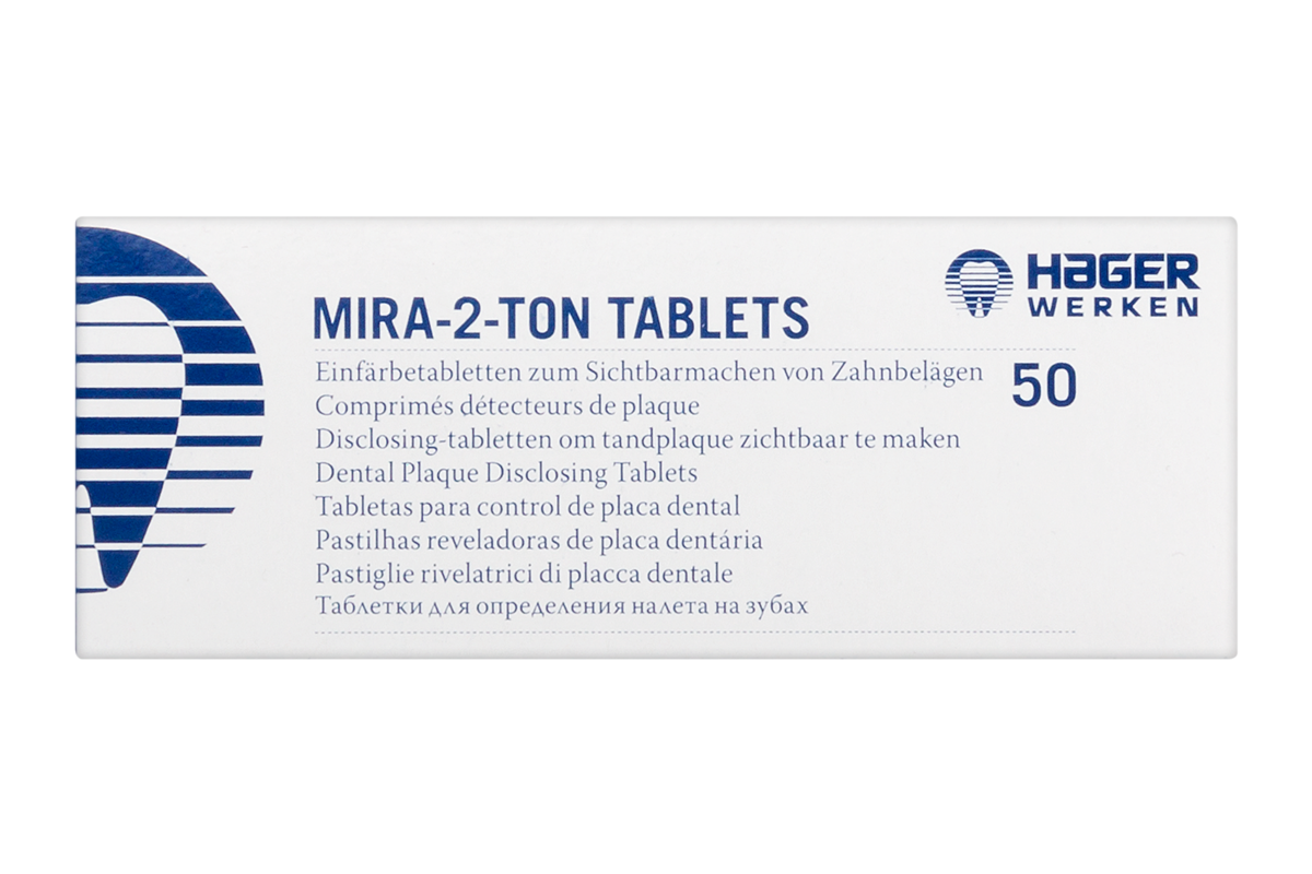 Таблетки для выявления налёта 5 × 10 шт. Hager