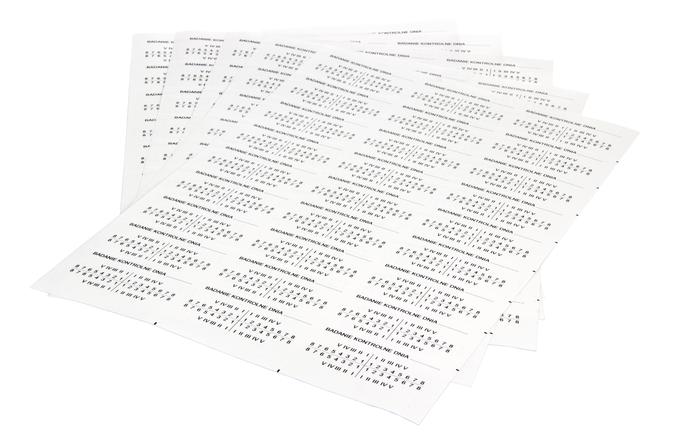 Наклейки «Контрольный осмотр» 1 рулон