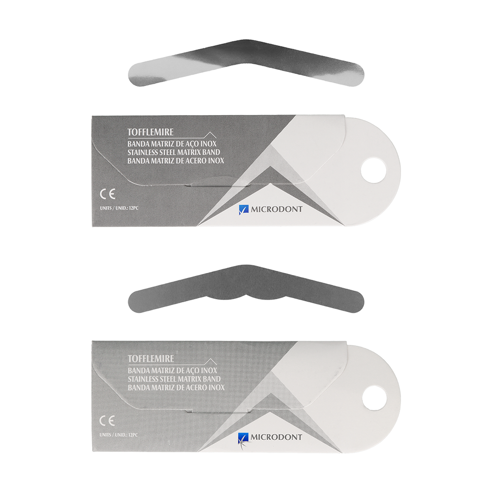 Контурные стальные полоски 12 шт. Microdont