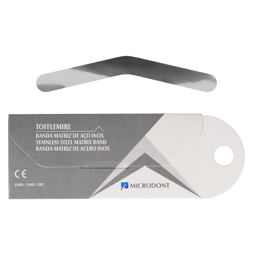 Контурные стальные полоски 12 шт. Microdont