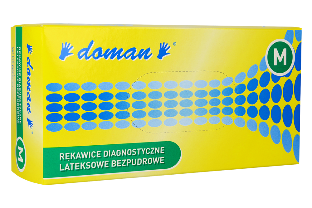 Перчатки латексные неопудренные, 100 шт.