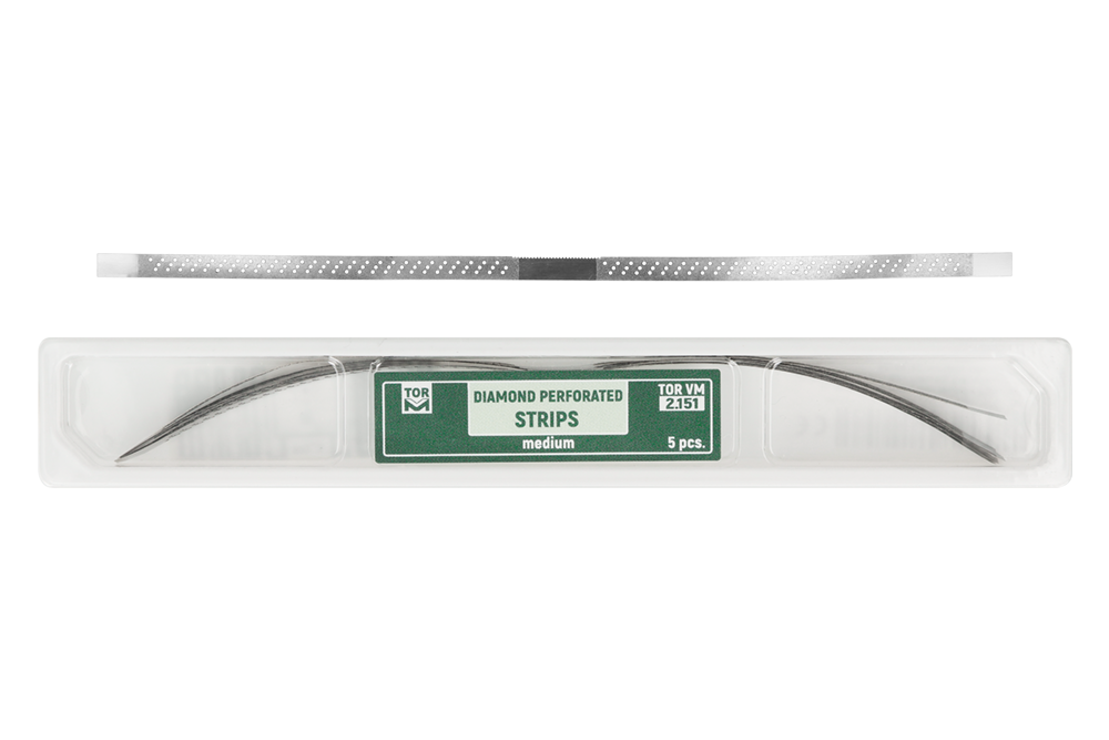 Перфорированные металлические полоски с абразивом 5 шт. TOR VM