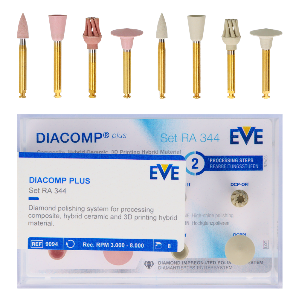 Алмазные ластики Diacomp Plus 8 шт.