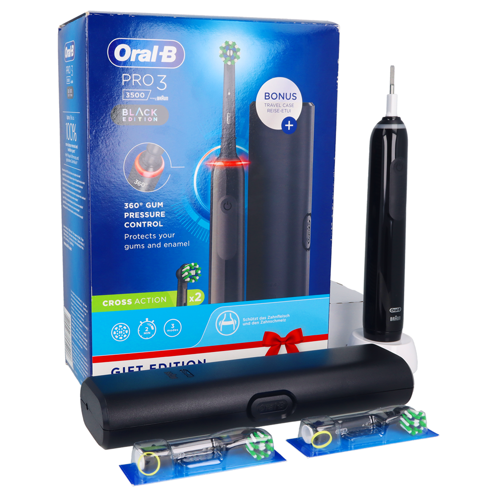 Электрическая зубная щётка Oral-B PRO 3 3500 + дорожный футляр