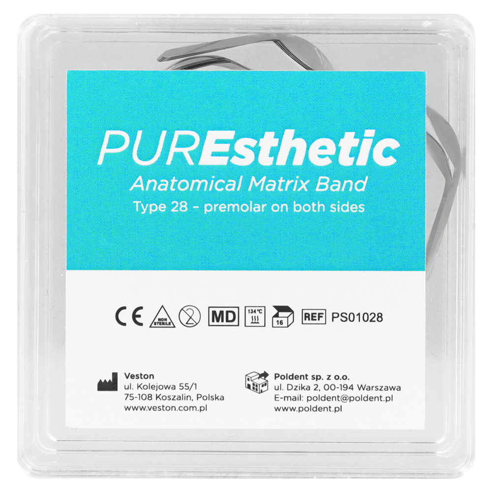 Полоски для матриц PUREsthetic 16 шт. Poldent