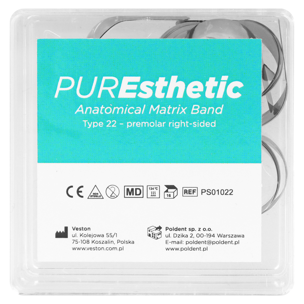 Полоски для матриц PUREsthetic 16 шт. Poldent
