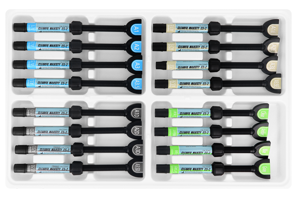 Clearfil Majesty ES-2 Syringe Kit 3,6 г × 12 шт. + 1,8 г × 4 шт. Kuraray
