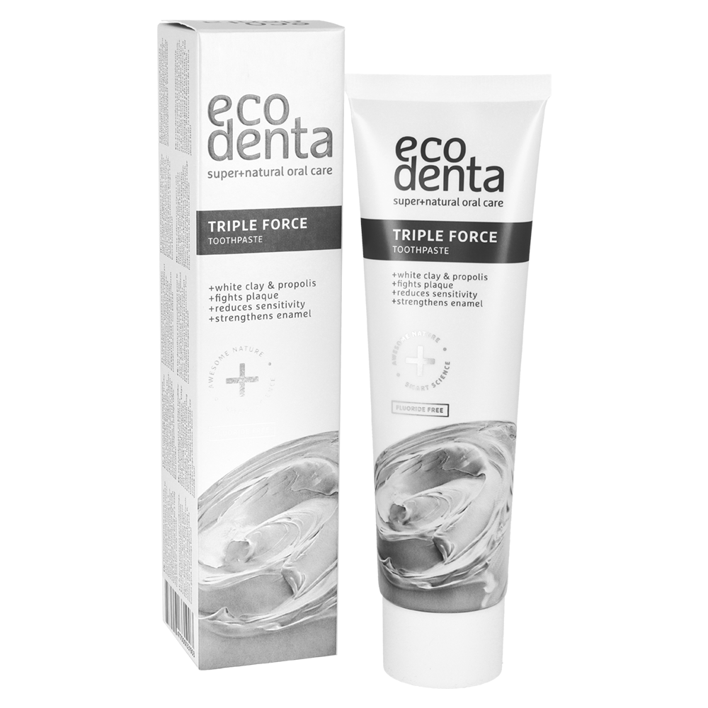 Зубная паста тройного действия 100 мл Ecodenta