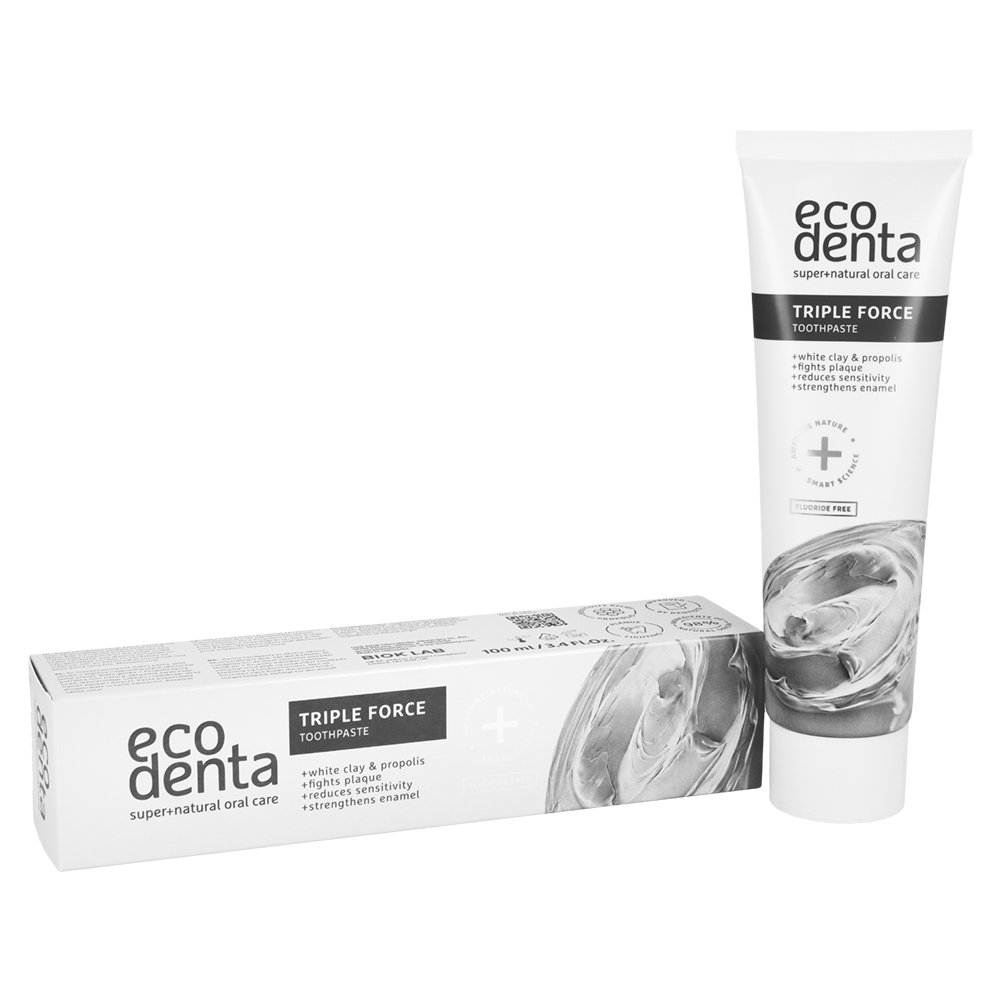 Зубная паста тройного действия 100 мл Ecodenta