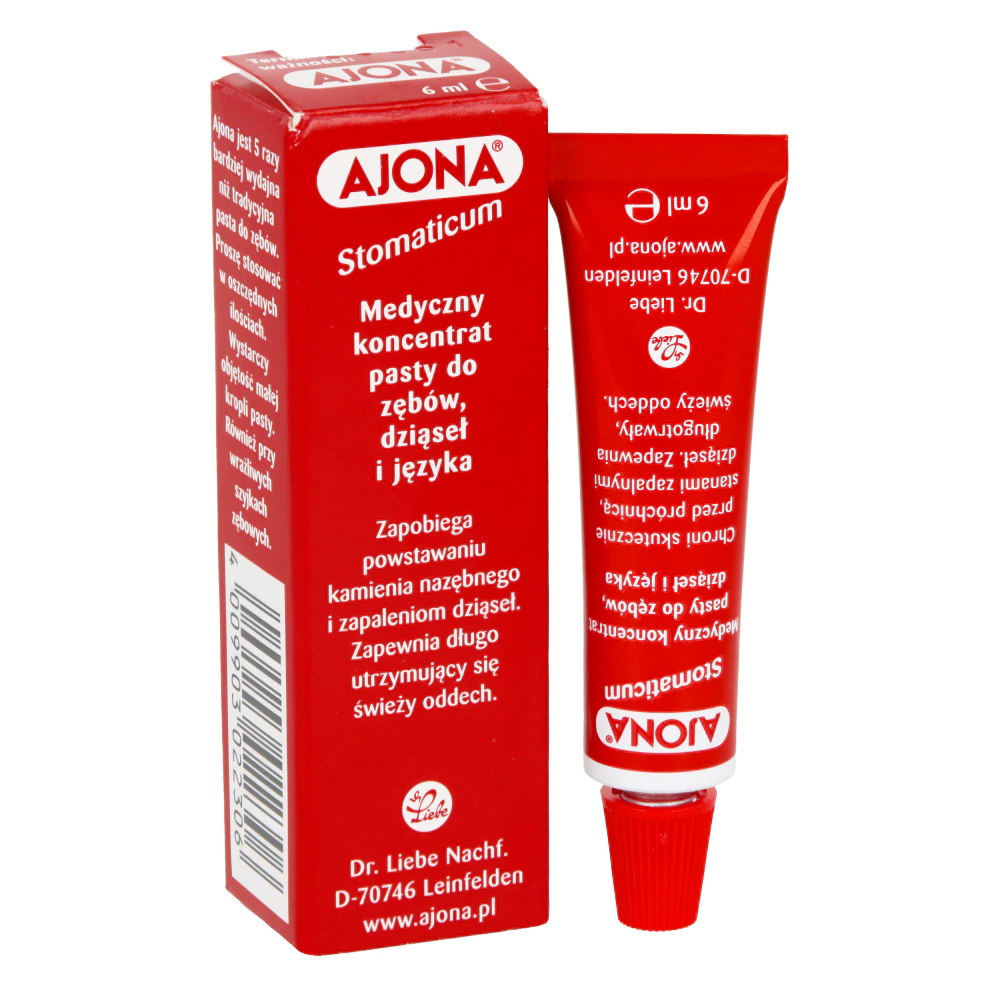 Медицинский концентрат зубной пасты 6 мл Ajona
