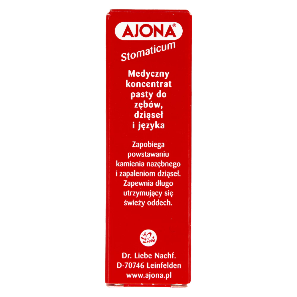 Медицинский концентрат зубной пасты 6 мл Ajona