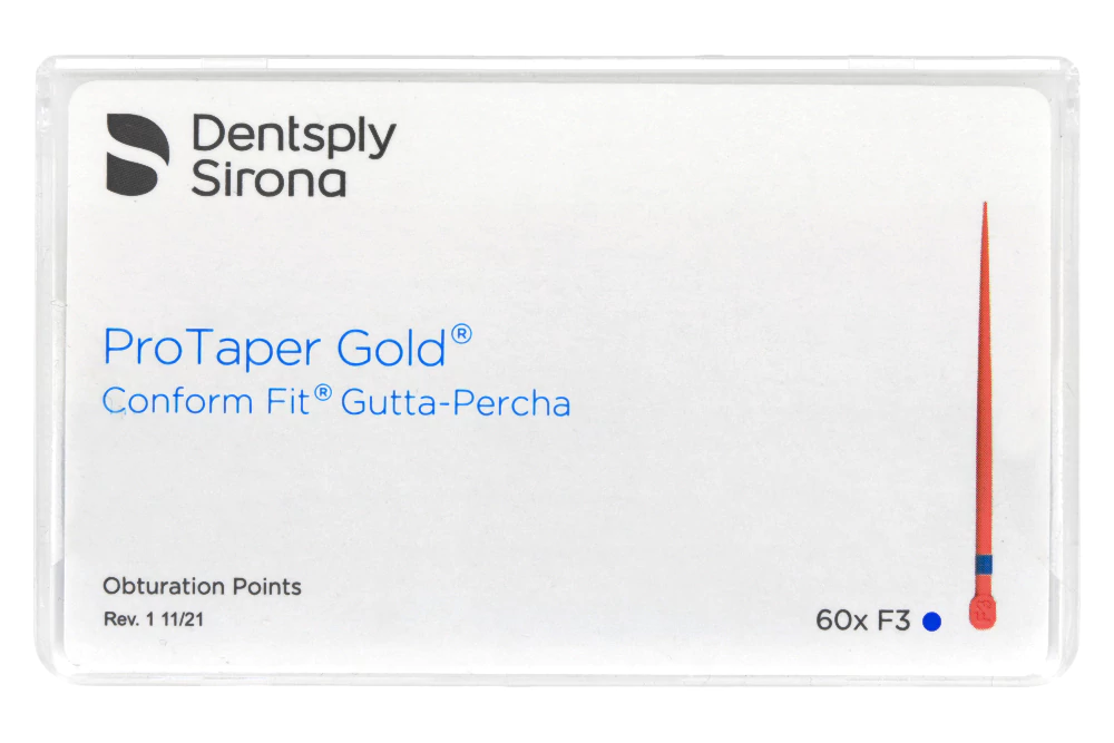 ProTaper Gold Гуттаперча 60 шт. Дентсплай Сирона