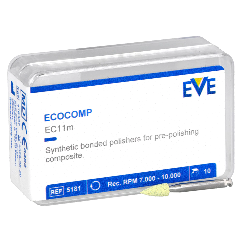 Полировочные резинки Ecocomp 10 шт. EVE